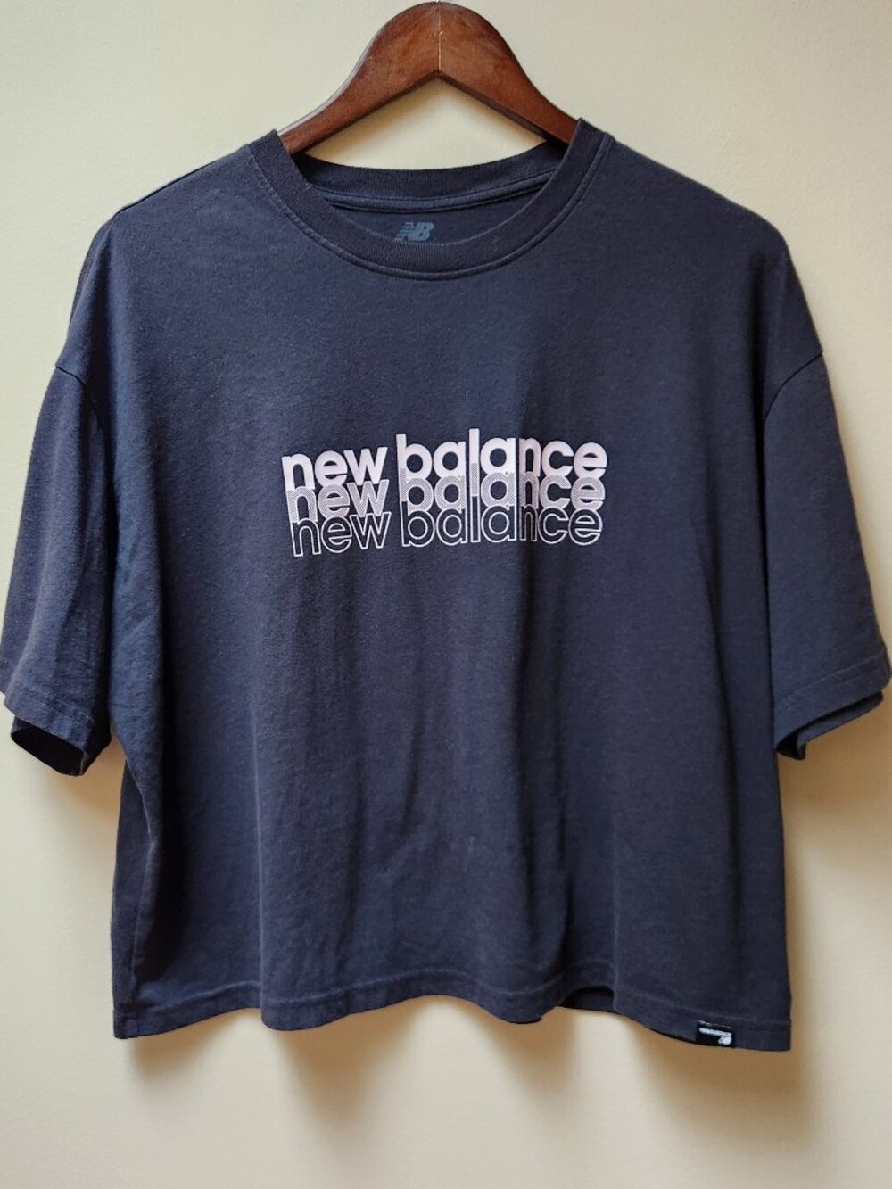 New Balance cotton boxy fit t shirt / M